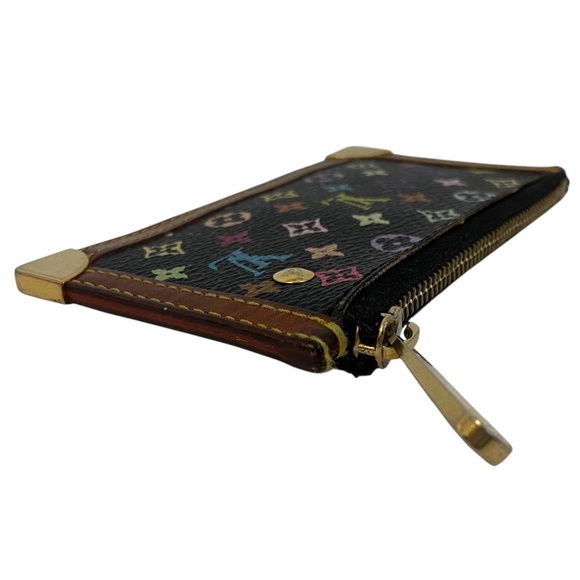Authentic Louis Vuitton x Murakami Noir Multicolore Key Cles Holder Pouch- Y2K - Picture 12 of 16